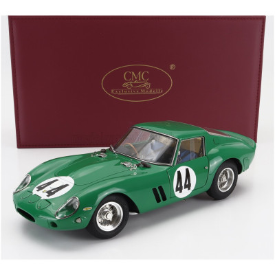 CMC FERRARI 250 GTO ch.4491 RHD COUPE N 44 2nd BRITISH GP SILVERSTONE 1963 DAVID PIPER - GREEN 1/18