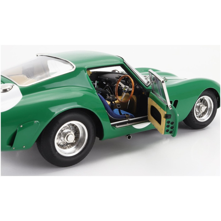 CMC FERRARI 250 GTO ch.4491 RHD COUPE N 44 2nd BRITISH GP SILVERSTONE 1963 DAVID PIPER - GREEN 1/18