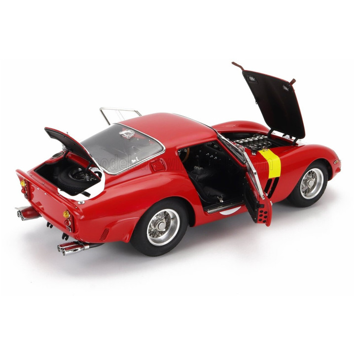 CMC FERRARI 250 GTO 3.0L V12 TEAM EQUIPE NATIONALE BELGE N 22 3rd 24h LE MANS 1962 L.DERNIER - ''BEURLYS'' J.BLATON - RED 1/18