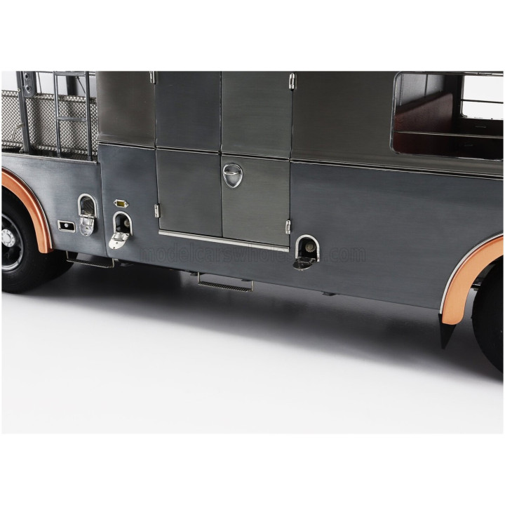 CMC FIAT 642RN2 TRUCK BARTOLETTI F1 FERRARI CAR TRANSPORTER 1957 - CLEAR FINISH GREY 1/18