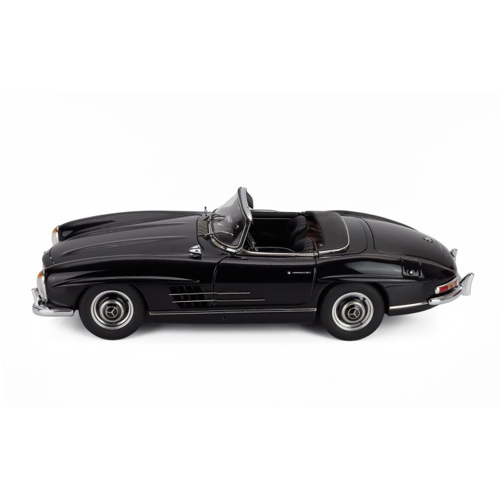 CMC MERCEDES BENZ 300SL ROADSTER SPIDER SOFT-TOP OPEN (W198) 1957 - BLACK 1/18