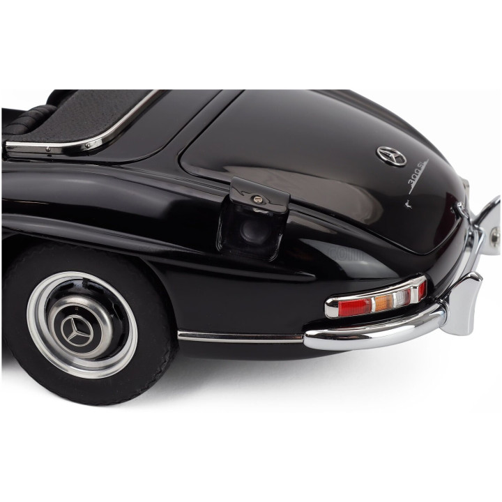 CMC MERCEDES BENZ 300SL ROADSTER SPIDER SOFT-TOP OPEN (W198) 1957 - BLACK 1/18