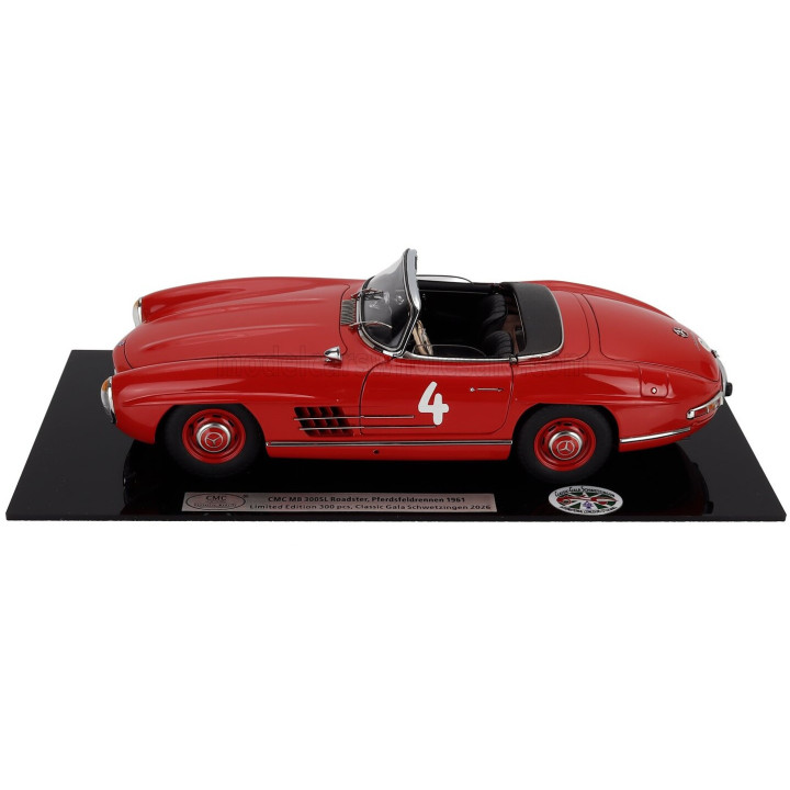 CMC MERCEDES BENZ 300SL ROADSTER SPIDER OPEN N 4 PFERDSFELD RENNEN 1961 - CLASSIC GALA SCHWETZINGER INTERNATIONAL CONCOURS