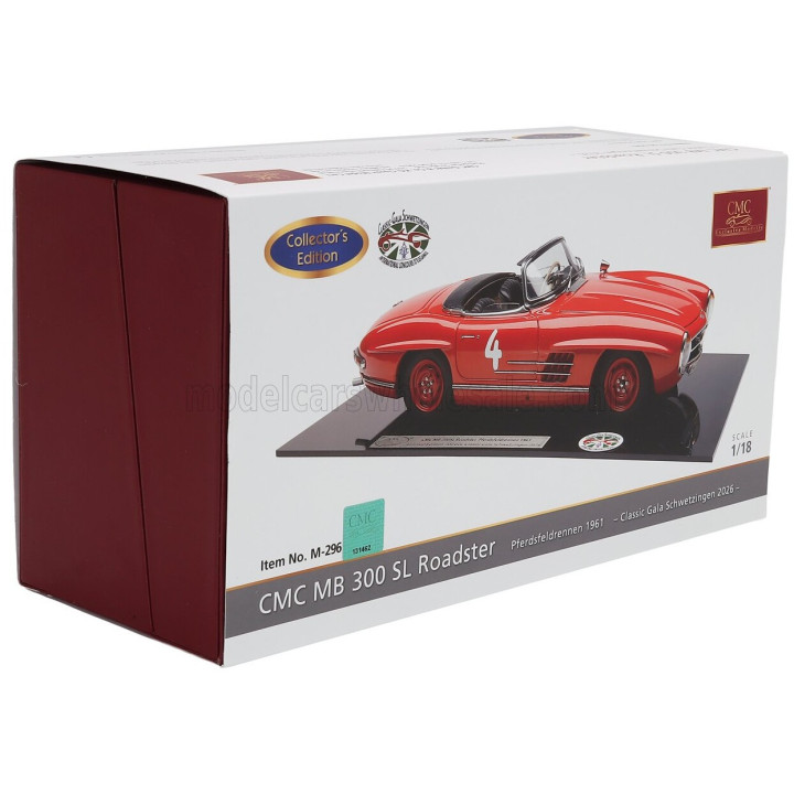 CMC MERCEDES BENZ 300SL ROADSTER SPIDER OPEN N 4 PFERDSFELD RENNEN 1961 - CLASSIC GALA SCHWETZINGER INTERNATIONAL CONCOURS
