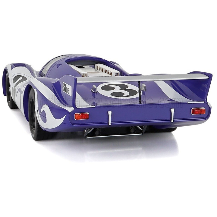 CMR PORSCHE 917LH 4.5L TEAM MARTINI RACING INTERNATIONAL N 3 PRACTICE 24h LE MANS 1970 GERARD LARROUSSE - WILLI KAUHSEN - WHITE