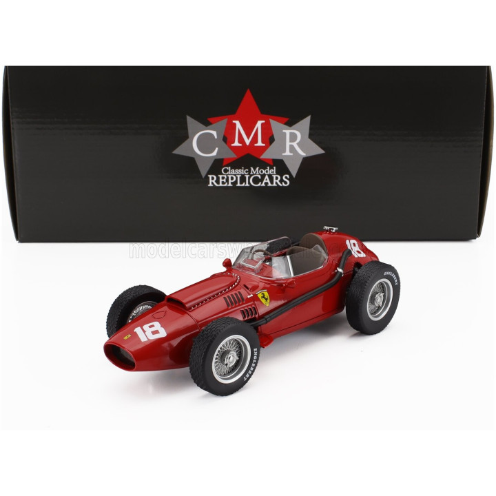 CMR FERRARI F1 DINO 246 N 18 3rd ITALIAN GP MONZA 1958 P.HILL - RED 1/18
