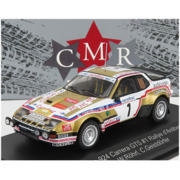 CMR PORSCHE 924 CARRERA GTS N 1 RALLY D'ANTIBES 1981 W.ROHRL - C.GEISTDORFER - GOLD WHITE 1/43