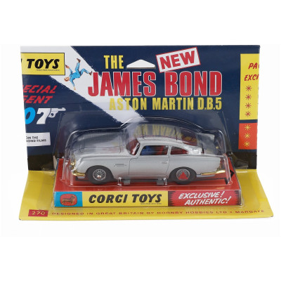 CORGI ASTON MARTIN DB5 1963 - 007 JAMES BOND - GOLD GRILL EDITION - SILVER 1/43