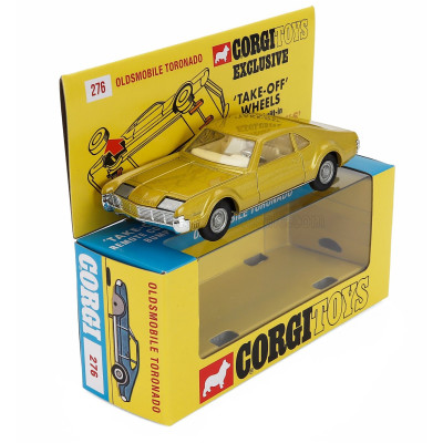 CORGI OLDSMOBILE TORONADO COUPE 1966 - YELLOW MET 1/43