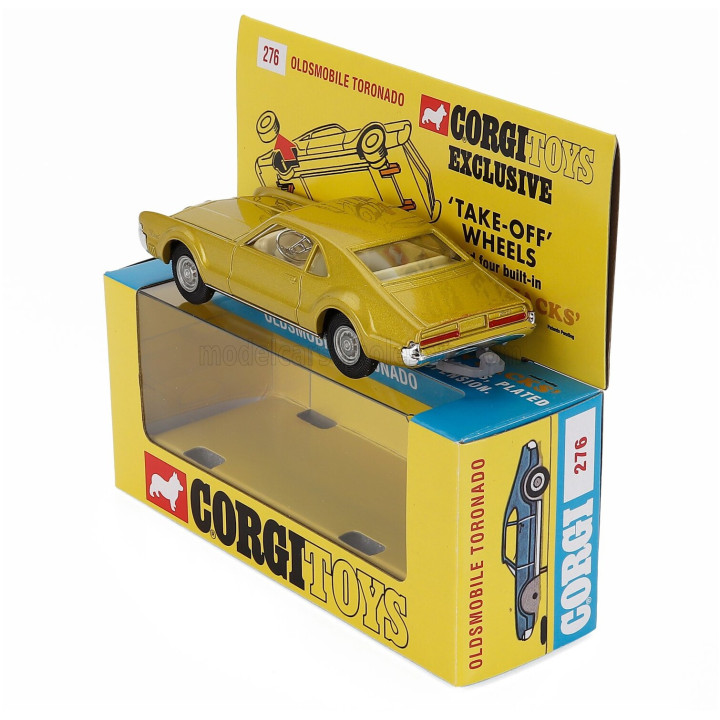 CORGI OLDSMOBILE TORONADO COUPE 1966 - YELLOW MET 1/43