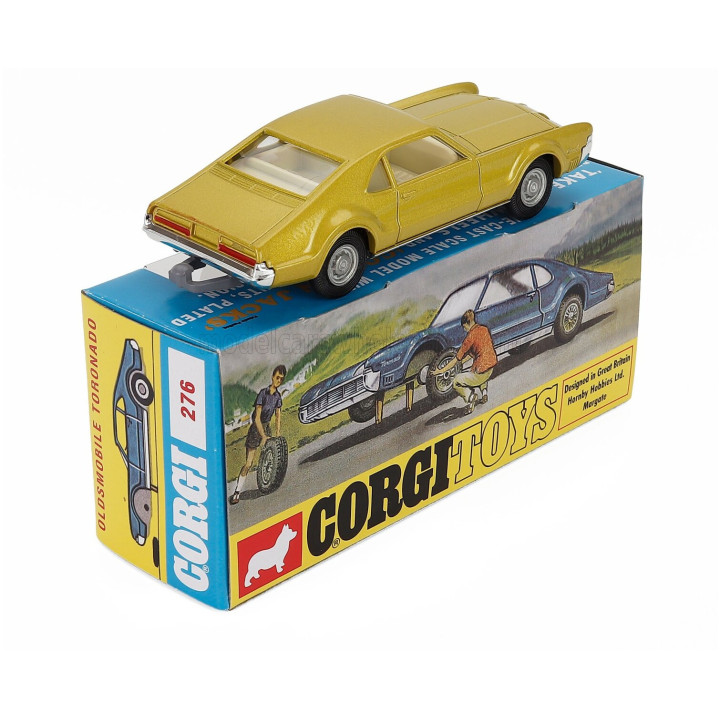CORGI OLDSMOBILE TORONADO COUPE 1966 - YELLOW MET 1/43