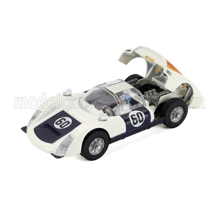 CORGI PORSCHE 906 CARRERA 6 N 60 COUPE 1966 - WHITE BLUE 1/43