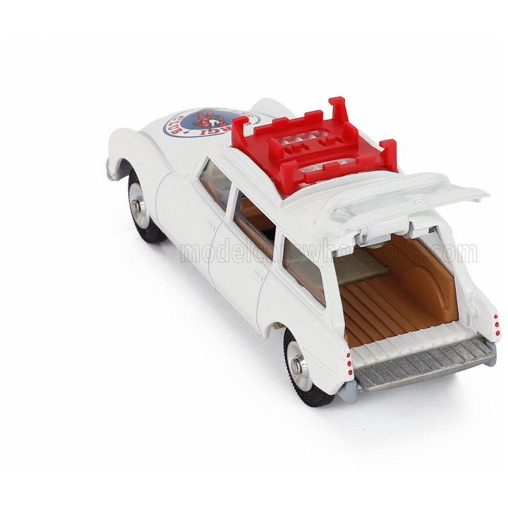 CORGI CITROEN ID19 SW STATION WAGON SAFARI CORGI SKI CLUB 1960 - WHITE 1/43