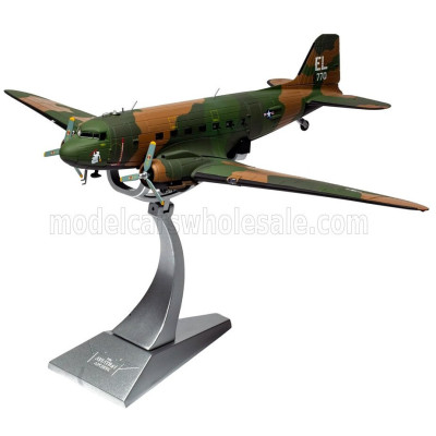 CORGI DOUGLAS AC-47 GUNSHIP MILITARY AIRPLANE VIETNAM SPOOKY 71 1969 - MILITARY CAMOUFLAGE 1/72