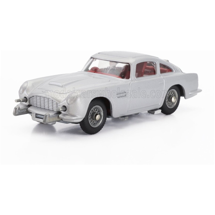 CORGI ASTON MARTIN DB5 1965 - 007 JAMES BOND - GOLDFINGER 1964 - 60's VERSION - SILVER 1/43