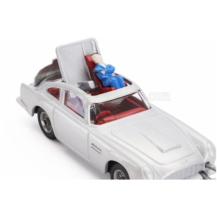 CORGI ASTON MARTIN DB5 1965 - 007 JAMES BOND - GOLDFINGER 1964 - 60's VERSION - SILVER 1/43