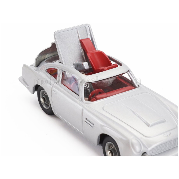CORGI ASTON MARTIN DB5 1965 - 007 JAMES BOND - GOLDFINGER 1964 - 60's VERSION - SILVER 1/43