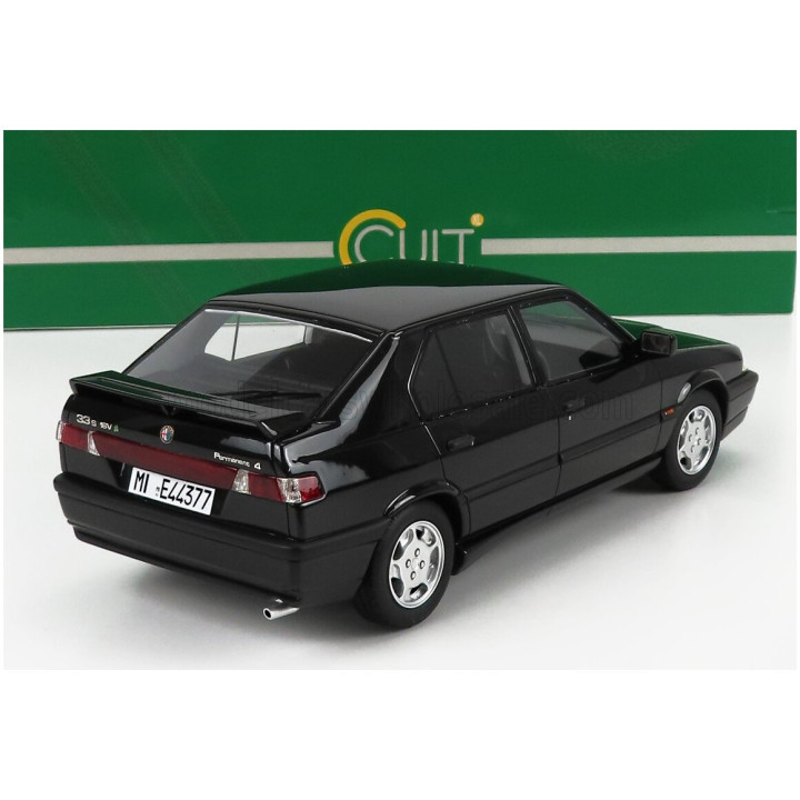 CULT SCALE MODELS ALFA ROMEO 33 S QV PERMANENT 4 1991 - BLACK 1/18