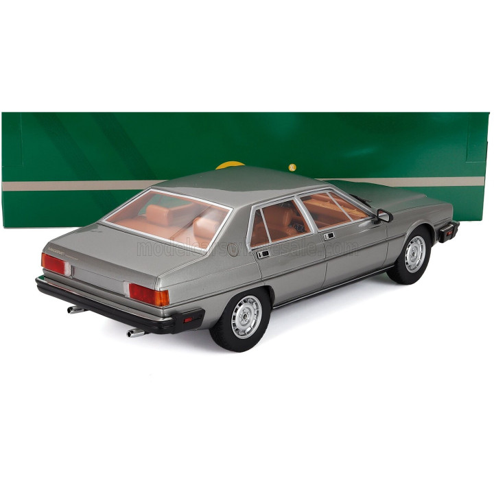 CULT SCALE MODELS MASERATI QUATTROPORTE 3-SERIES 1980 - SILVER 1/18