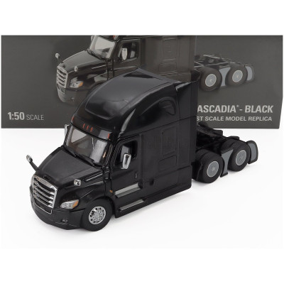 DM MODELS FREIGHTLINER CASCADIA TRACTOR TRUCK 3-ASSI 2015 - BLACK 1/50