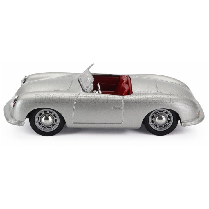 EDICOLA PORSCHE 356 ROADSTER SPIDER 1948 - SILVER 1/43
