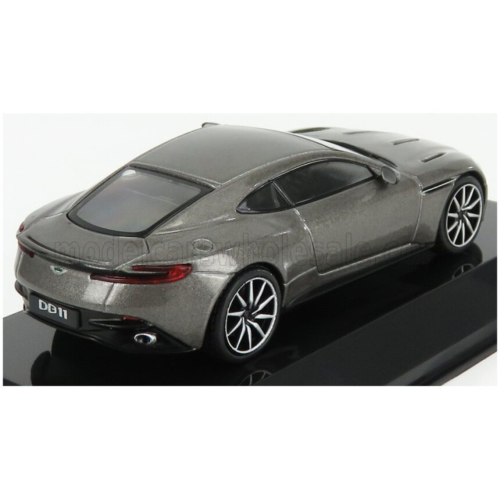 EDICOLA ASTON MARTIN DB11 2016 - CON VETRINA - WITH SHOWCASE - GREY MET 1/43