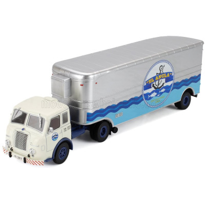 EDICOLA PEGASO DIESEL II MOFLETES TRUCK EL ANCLA 1949 - CREAM SILVER 1/43