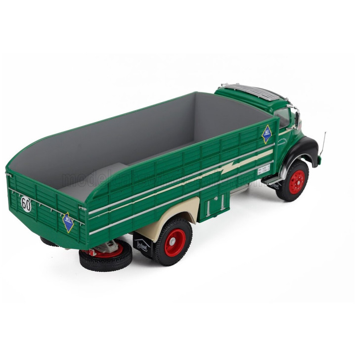 EDICOLA LEYLAND COMET TRUCK GENERALS MARTINEZ BLANCO TRANSPORTES 2-ASSI 1960 - GREEN CREAM 1/43