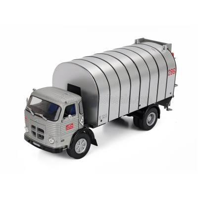 EDICOLA PEGASO 1095 COMET TRUCK POUBELLE TRASPORTO RIFIUTI URBANI 2-ASSI 1975 - SILVER 1/43