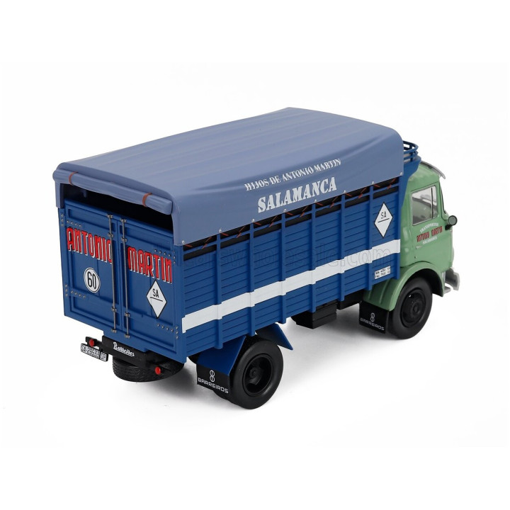 EDICOLA BARREIROS SAETA 65 TRUCK HIJOS DE ANTONIO MARTIN SALAMANCA 2-ASSI 1973 - GREEN BLUE 1/43