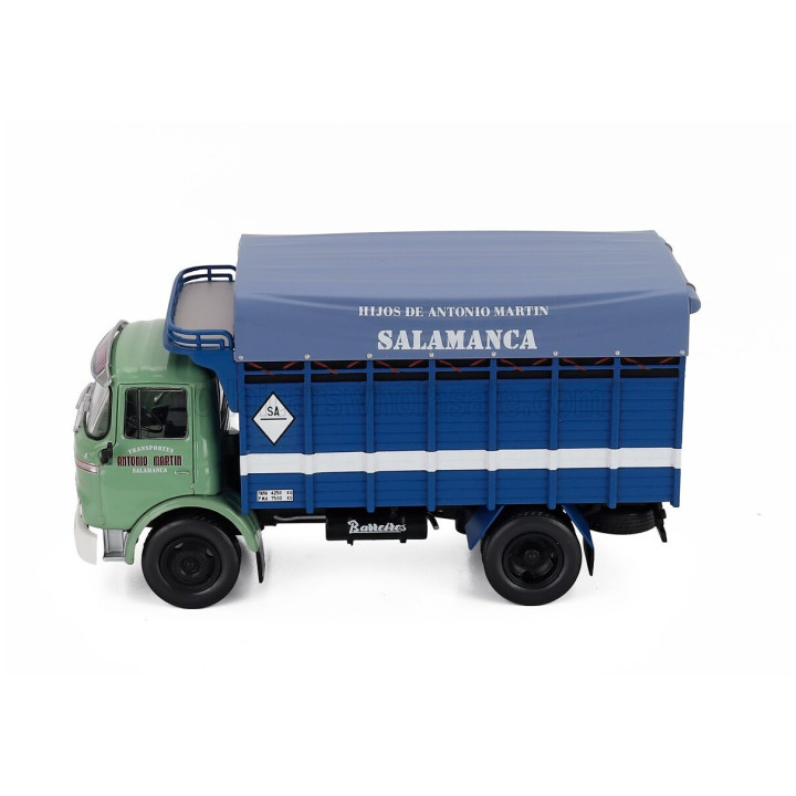 EDICOLA BARREIROS SAETA 65 TRUCK HIJOS DE ANTONIO MARTIN SALAMANCA 2-ASSI 1973 - GREEN BLUE 1/43