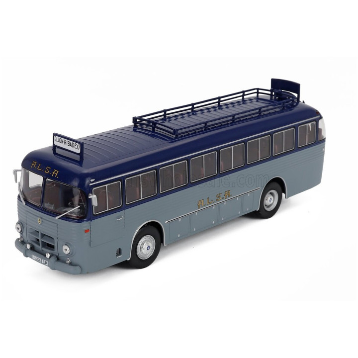 EDICOLA PEGASO 6040 MONOTRAL AUTOBUS A.L.S.A. GIJON-RIBADEO 2-ASSI 1963 - BLUE GREY 1/43