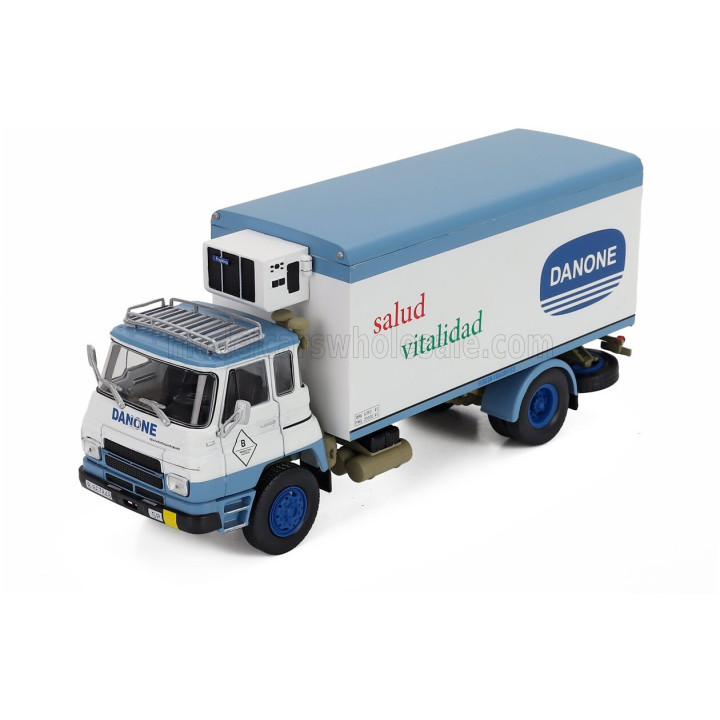 EDICOLA BARREIROS 42/20 TRUCK FRIGO DANONE 2-ASSI 1971 - WHITE BLUE 1/43