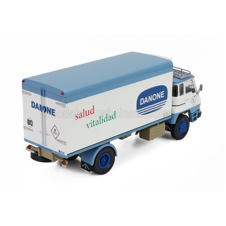 EDICOLA BARREIROS 42/20 TRUCK FRIGO DANONE 2-ASSI 1971 - WHITE BLUE 1/43