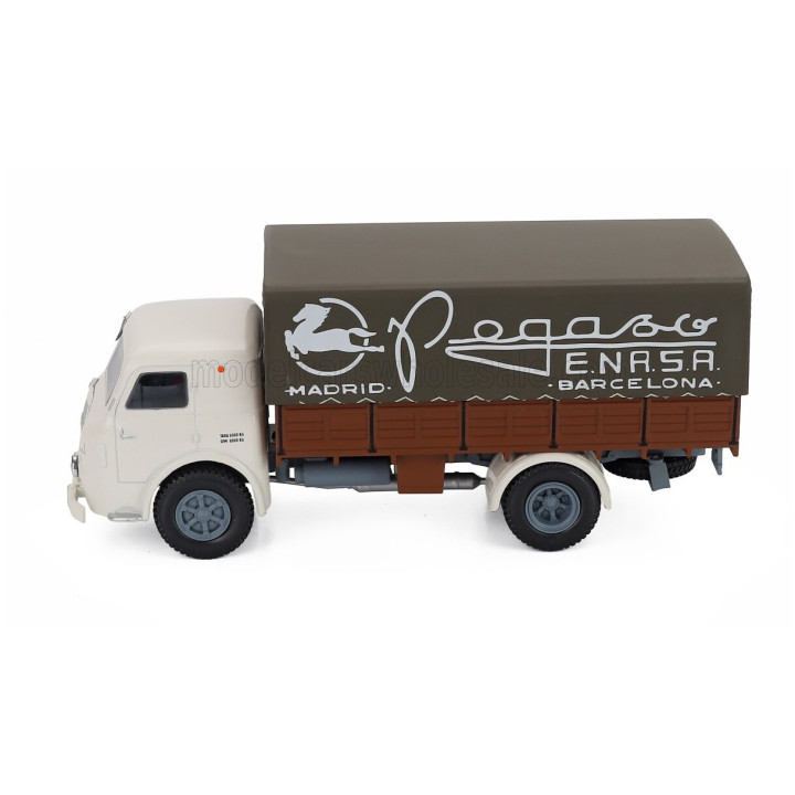 EDICOLA PEGASO 125 TRUCK MOFLETES E.NA.S.A. 2-ASSI 1959 - WHITE GREY 1/43