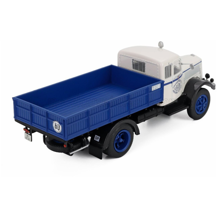 EDICOLA FIAT 634 N2 TRUCK TRANSPORTES A. ALFONSO 2-ASSI 1940 - WHITE BLUE 1/43