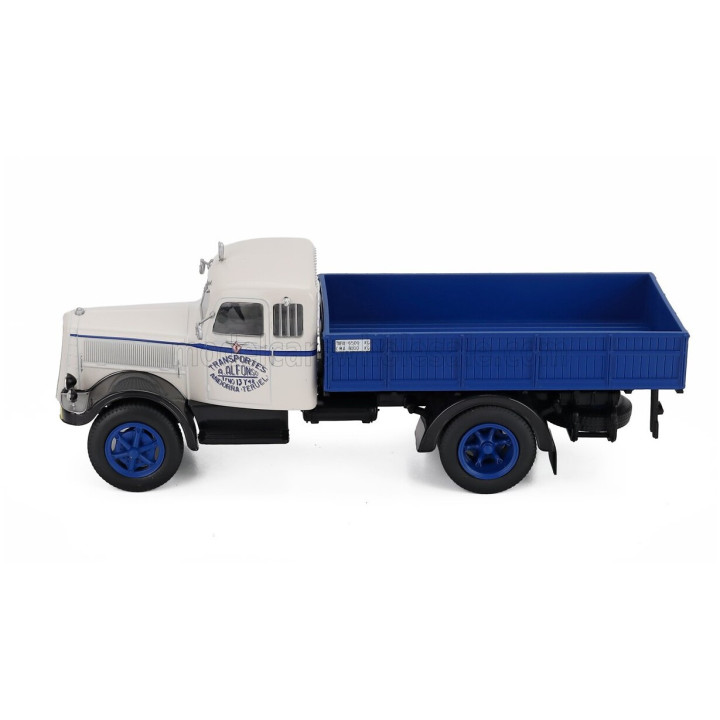 EDICOLA FIAT 634 N2 TRUCK TRANSPORTES A. ALFONSO 2-ASSI 1940 - WHITE BLUE 1/43