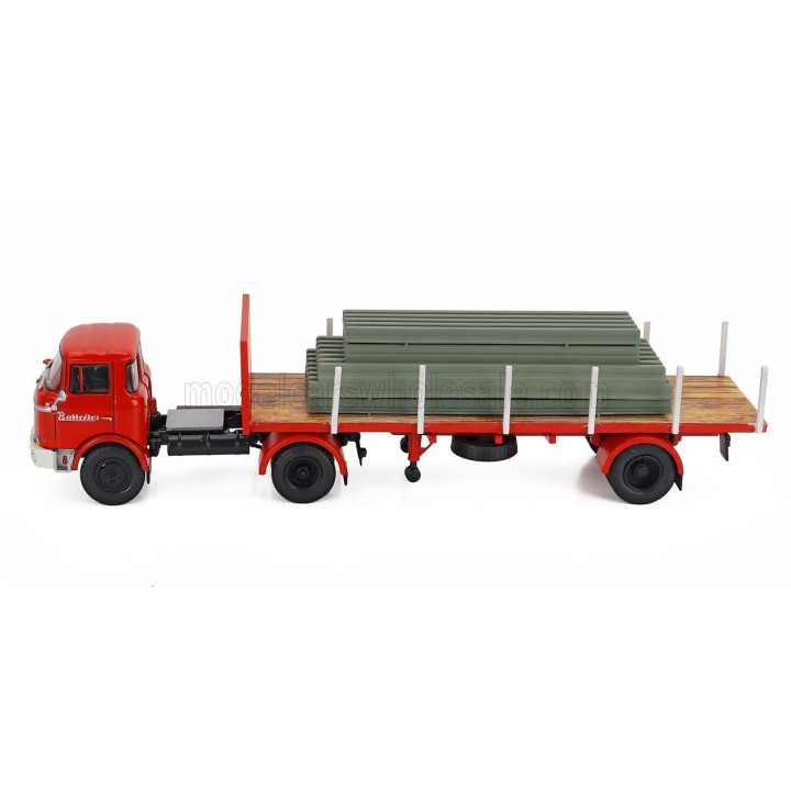 EDICOLA BARREIROS CONDOR TRUCK 3-ASSI 1961 - RED GREY 1/43
