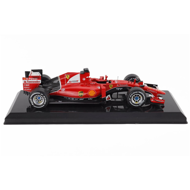 EDICOLA FERRARI F1 SF15-T N 5 SEASON 2015 SEBASTIAN VETTEL - CON VETRINA - WITH SHOWCASE - RED 1/24