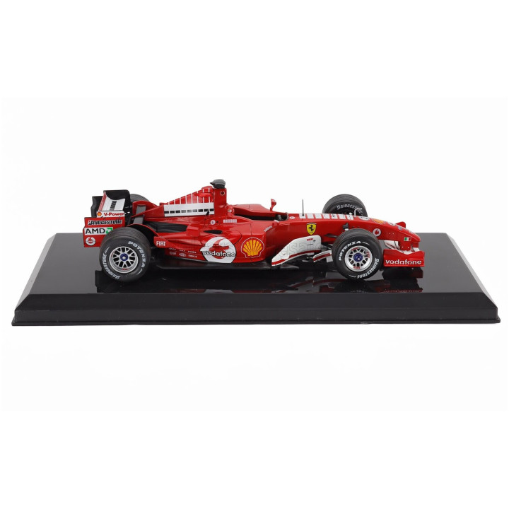 EDICOLA FERRARI F1 F2005 N 2 SEASON 2005 RUBENS BARRICHELLO - CON VETRINA - WITH SHOWCASE - RED 1/24