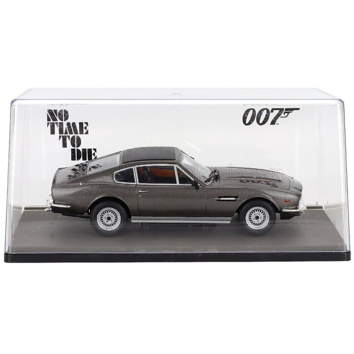 EDICOLA ASTON MARTIN V8 VANTAGE VOLANTE 1977 - 007 JAMES BOND - NO TIME TO DIE - NON E' TEMPO PER MORIRE - CON VETRINA - WITH