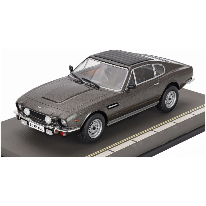 EDICOLA ASTON MARTIN V8 VANTAGE VOLANTE 1977 - 007 JAMES BOND - NO TIME TO DIE - NON E' TEMPO PER MORIRE - CON VETRINA - WITH
