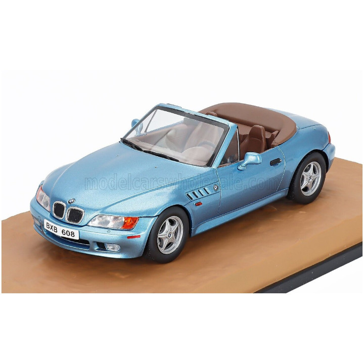 EDICOLA BMW Z3 SPIDER 1999 - 007 JAMES BOND - GOLDENEYE - CON VETRINA - WITH SHOWCASE - BLUE MET 1/24