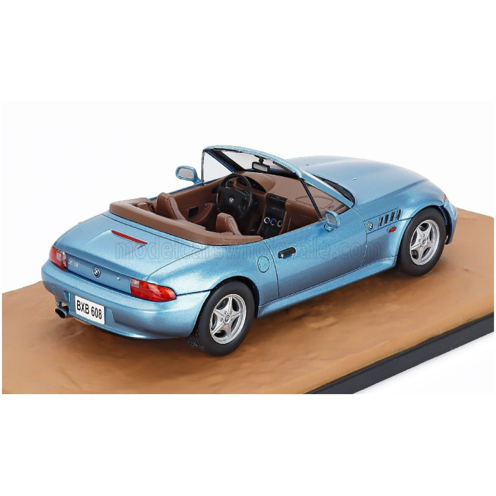 EDICOLA BMW Z3 SPIDER 1999 - 007 JAMES BOND - GOLDENEYE - CON VETRINA - WITH SHOWCASE - BLUE MET 1/24