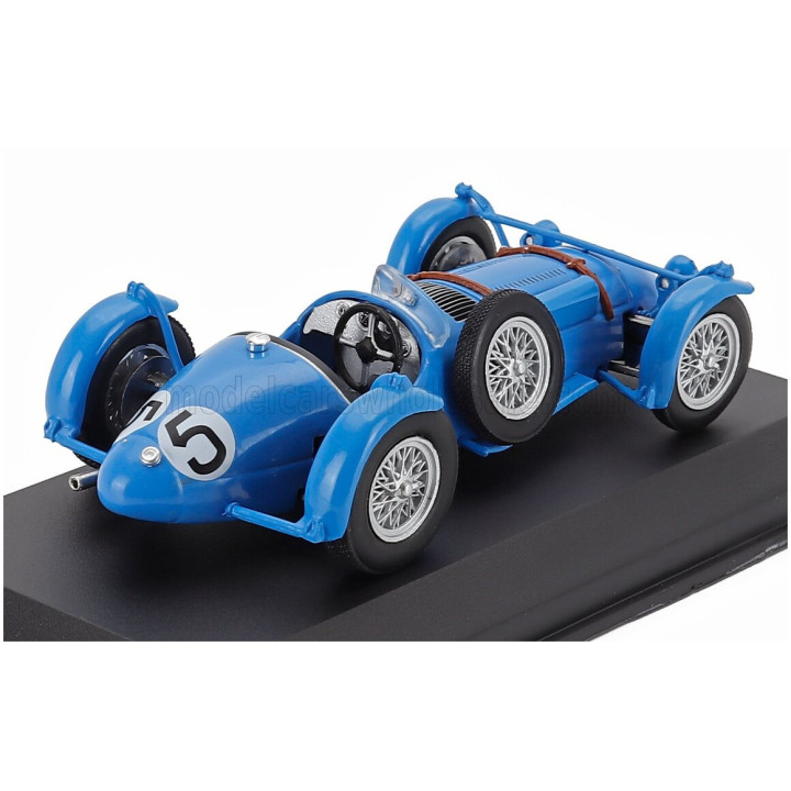 EDICOLA TALBOT LAGO T26GS TEAM LOUIS ROSIER N 5 WINNER 24h LE MANS 1950 LOUIS ROSIER - JEAN LOUIS ROSIER - LIGHT BLUE 1/43