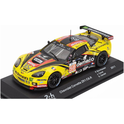 EDICOLA CHEVROLET CORVETTE C6 ZR1 5.5L V8 COUPE TEAM LARBRE COMPETITION N 50 WINNER GTE AM CLASS 24h LE MANS 2011 PATRICK