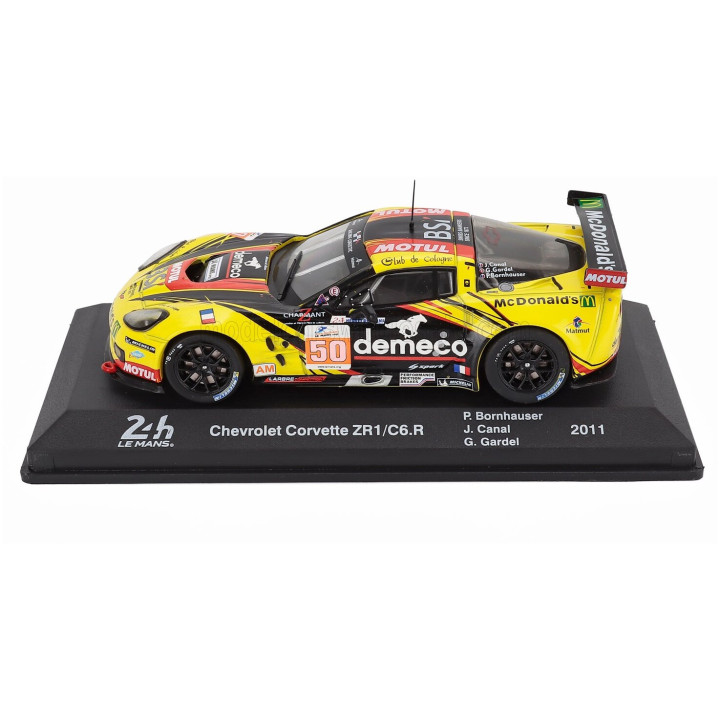 EDICOLA CHEVROLET CORVETTE C6 ZR1 5.5L V8 COUPE TEAM LARBRE COMPETITION N 50 WINNER GTE AM CLASS 24h LE MANS 2011 PATRICK