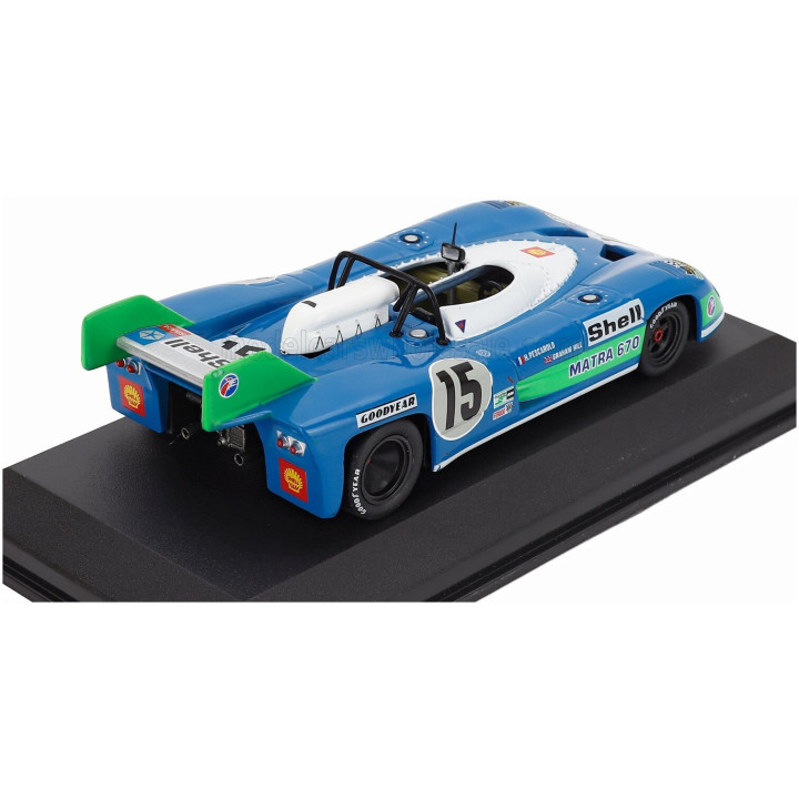 EDICOLA MATRA SIMCA MS670 3.0L V12 TEAM EQUIPE MATRA-SIMCA SHELL N 15 WINNER 24h LE MANS 1972 - HENRI PESCAROLO - GRAHAM HILL