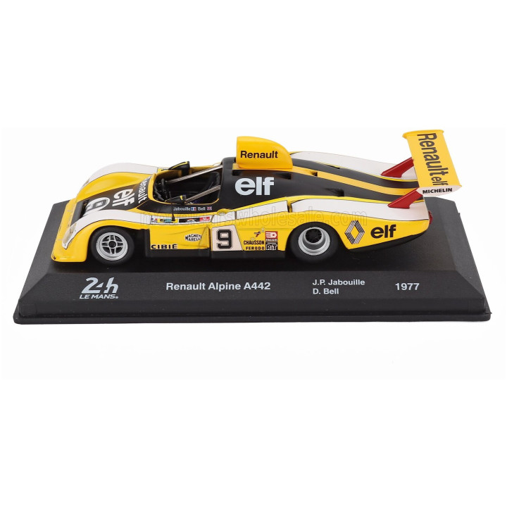 EDICOLA RENAULT ALPINE A442 V8 TWIN TURBO TEAM EQUIPE RENAULT ELF N 9 24h LE MANS 1977 JEAN PIERRE JABOUILLE - DEREK BELL