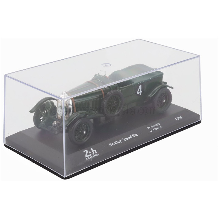EDICOLA BENTLEY SPEED SIX 6.6L TEAM BENTLEY MOTORS LTD N 4 WINNER 24h LE MANS 1930 WOOLF BARNATO - GLEN KIDSTON - DARK GREEN